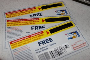 3 FREE Product Coupons!